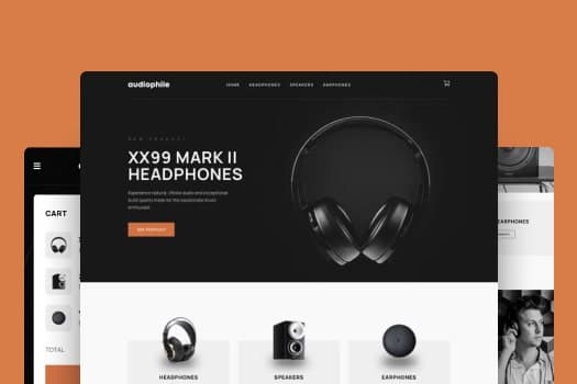 Audiophile e-commerce template